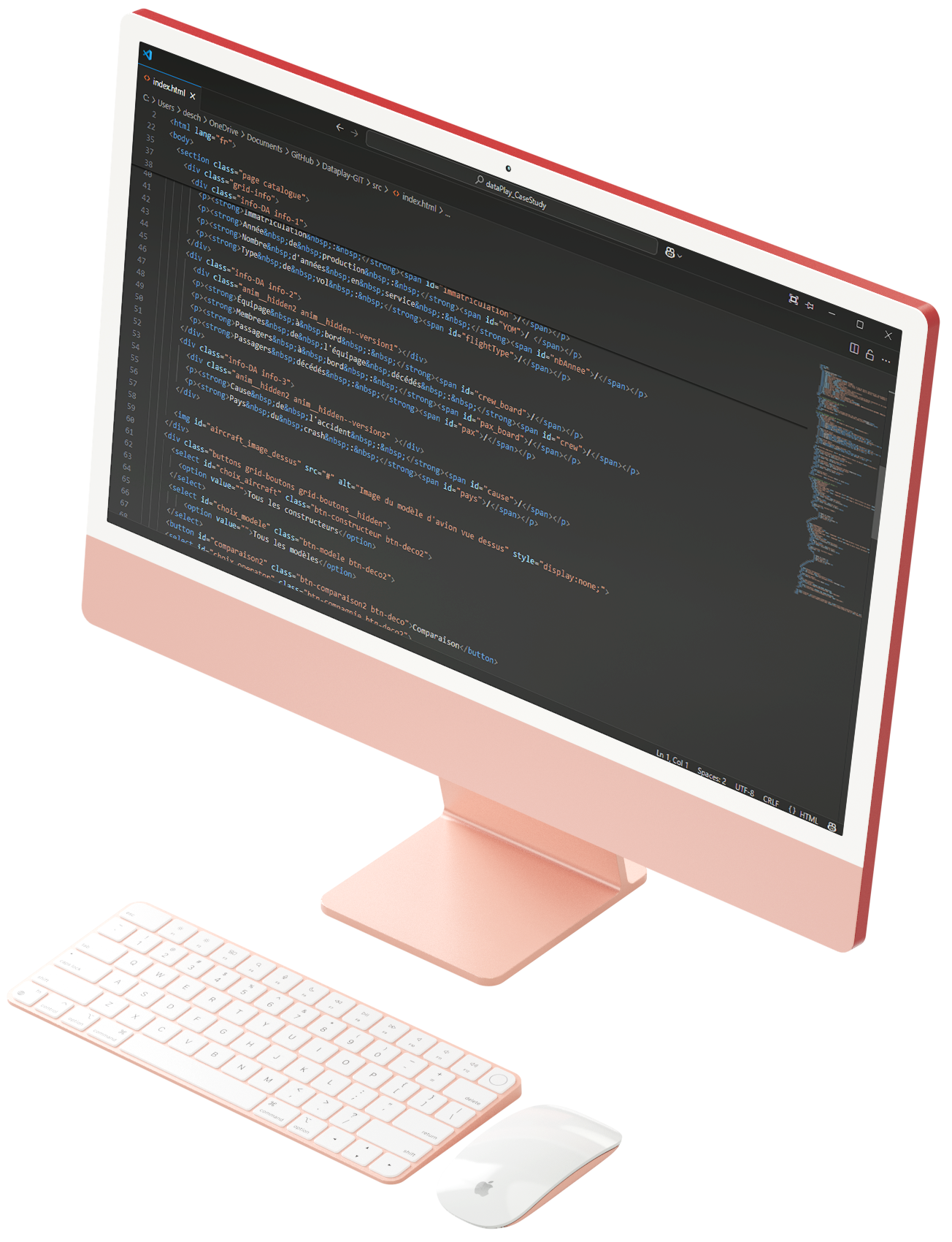 mockup du code de Dataplay