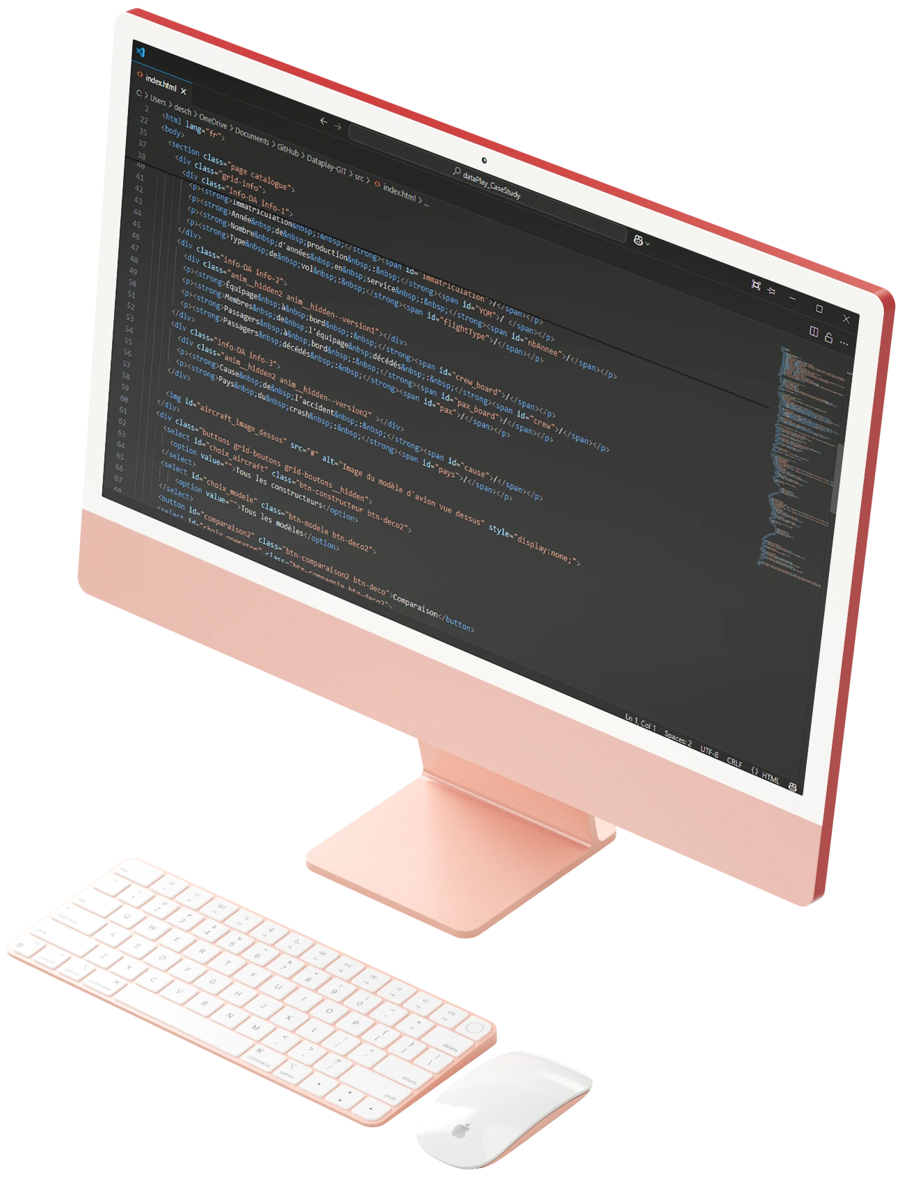 mockup du code de Dataplay