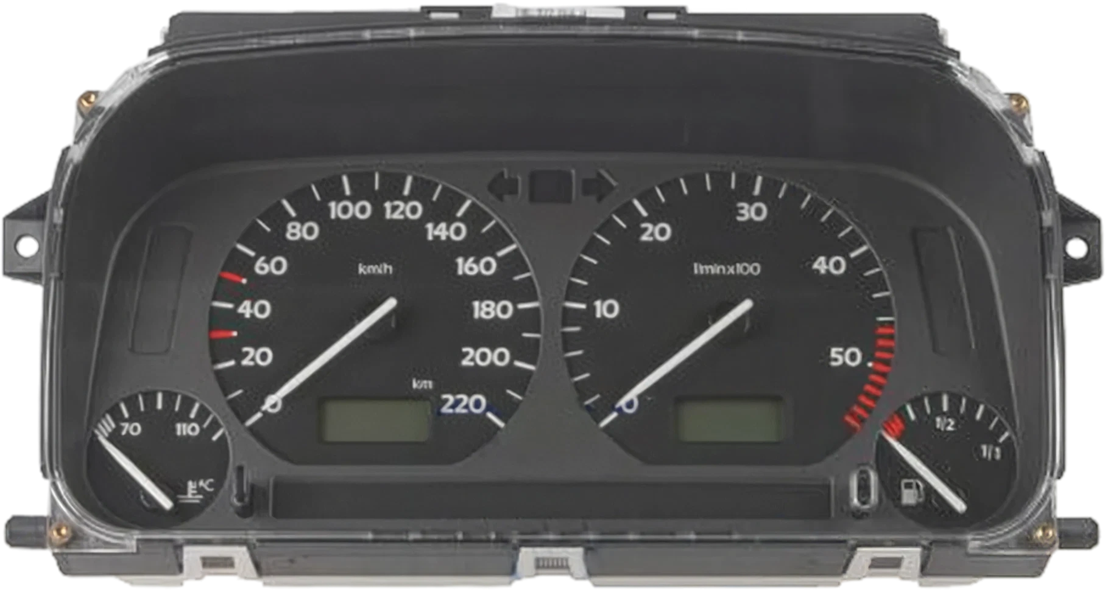 Dashboard d'une VoksWagen Golf GTI